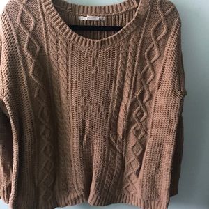 Knit Sweater with Elbow Patches